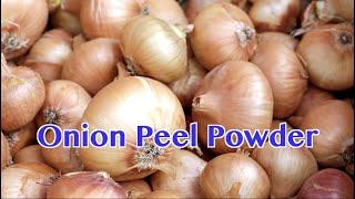 Homemade Onion Peel Powder, 自制洋葱皮粉