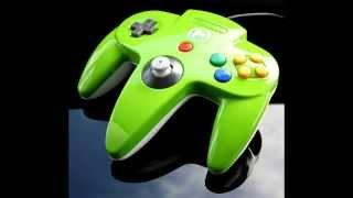 Custom yoshi N64 controller