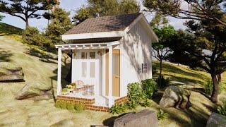 Gorgeous Tiny House Design Idea 3x4 meters - 12 Square meter - 130 SqFt | Exploring Tiny House