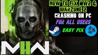 How to fix Modern Warfare 2 & Warzone 2 Crashing & Not Launching ( Easy FIX )