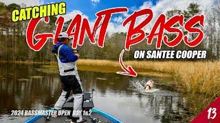 Catching GIANT BASS on Santee Cooper Lakes! - Bassmaster Open (Day 1&2) - UFB S4 E13 - (4K)