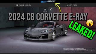 The 2024 C8 Corvette E-RAY has LEAKED! It's REAL and it's coming SOON! Lots of ERAY DETAILS INSIDE!