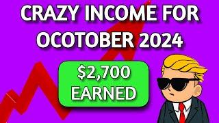 Dividend & Options Income For October 2024! Crazy Growth!