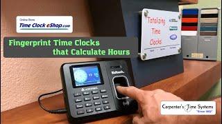 Fingerprint Time Clocks that Calculate Hours - Acroprint BioTouch Time Clock