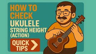 Matt's Quick Tips - Ukulele - How to check string height action
