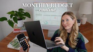 Monthly Budget Routine  budget breakdown, financial goals, business finances & more