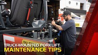 PALFINGER Truck-Mounted Forklift Easy Maintenance Tips