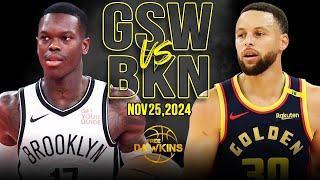 Golden State Warriors vs Brooklyn Nets Full Game Highlights | Nov 25, 2024 | FreeDawkins