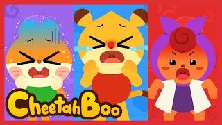 [New] I'm really scared! | Emotions song | Good Habits & Animals | Nursery rhymes | #Cheetahboo