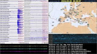 Earthquake md 2.3 #Phlegraean #Fields #NAPLES 2024-05-20T06:50:23.650Z depth 1.9 km 40.8238N14.1518E