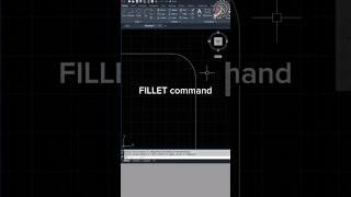 AutoCAD | How to use Fillet command in autocad #tutorial #autocadtutorials #autocad