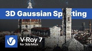 3D Gaussian Splatting in V-Ray 7