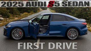 FIRST DRIVE! 2025 AUDI S5 SEDAN TFSI - All details, launches, sounds & much more