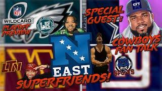 NFC EAST SUPERFRIENDS UNITE! | OFFS Preview + NYG & DAL Fishin' Trip Plans w/ Special Guest: CFT