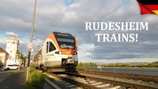 Trains at Rüdesheim am Rhein! (2/3) #Rüdesheim #trains #deutschebahn