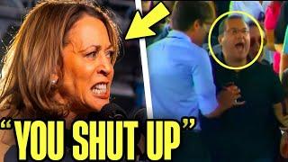 Watch Kamala SHUT UP MAGA HECKLER In VIRAL Takedown!