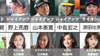 嫁が美人すぎるプロ野球選手まとめ