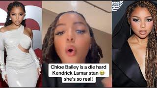 CHLOE BAILEY EXPLAINS WHY SHES OBSESSED With KENDRICK LAMAR?