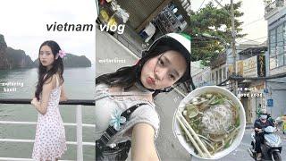 VIETNAM VLOG: exploring hanoi, eating too much, kayaking in caves, ha long bay cruise, night markets