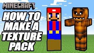 Minecraft How To Make A Resource Pack (Texture Pack) Tutorial