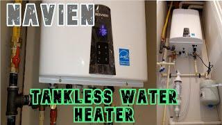 NAVIEN---  INSTALLING A TANKLESS WATER HEATER