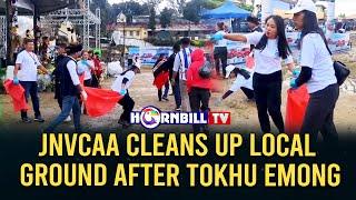 JNVCAA CLEANS UP LOCAL GROUND AFTER TOKHU EMONG