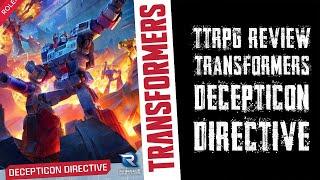 #TTRPG Review: Transformers - Decepticon Directive