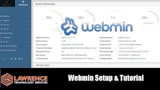 Webmin Install, Setup, & Tutorial and a brief comparison to Cockpit at the end