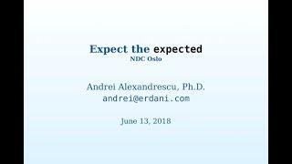 Expect the Expected - Andrei Alexandrescu