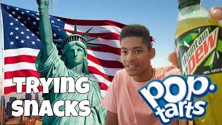 Trying American Snacks for the first time!!