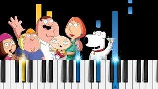 Family Guy - Theme Song - Piano Tutorial