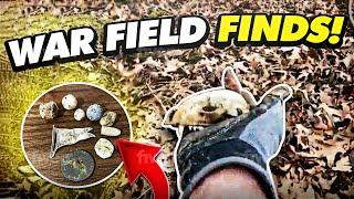 Silver, bullets war field finds | metal detecting 2021