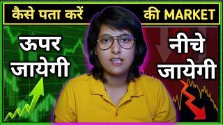  कैसे जाने मार्केट ऊपर जाएगी या नीचे ।। Best option trading strategy