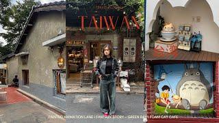 TAIWAN vlog ౨ৎ | day trip to taichung,  foam cat cafe,  shopping at ximending + lots of eating!