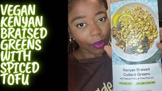 Vegan Kenyan Braised Greens with Spiced Tofu by Purple Carrot  Vegan Meal Kit!