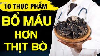 10 Thực Phẩm GIÀU SẮT HƠN CẢ THỊT BÒ, Nghệ Tươi Gấp Tận 6 Lần, Ai THIẾU MÁU ĂN RẤT TỐT
