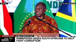 Corruption and State Capture has eroded human rights, and weakened state institutions: Ramaphosa