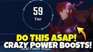 DO THESE THINGS NOW FOR A CRAZY POWER BOOST TO YOUR ACCOUNT! [Solo Leveling: Arise]