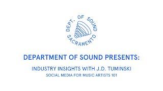 Industry Insights J.D. Tuminski: Social Media for Music Artists 101