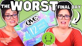 The WORST END to a SHOCKING CALENDAR! | QVC 12 Days of Beauty Advent Unboxing