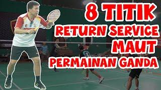 [TUTORIAL RETURN SERVE YANG BENAR] PEMAIN GANDA WAJIB KUASAI RETURN SERVE INI