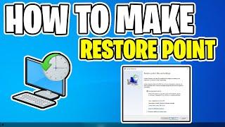 How to make a Restore Point *easy & quick*