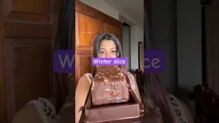 Limited Edition Winter Slice Ice cream එක  #storiesoflash #food