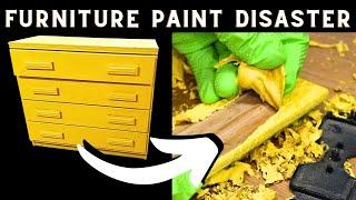 Ep. 69 I found this Horrible PAINTED Dresser and RESTORED IT...