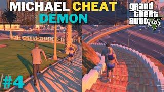 GRAND THEFT AUTO V : MICHAEL CHEATING DEMONS GAMEPLAY#4 GAMEDO