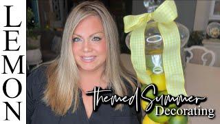 Summer Kitchen Decorated With A Lemon And Lime Theme