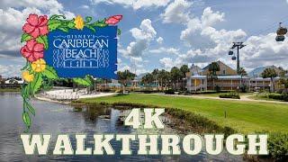 Disney's Caribbean Beach Resort 4K Walkthrough | Explore the Stunning Landscapes and Amenities!