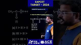 #target #eapcet2024 | Compare the Stability of Resonating Structure #chemistryquestions | #aceonline