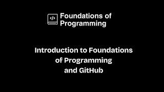 Introduction to FOP, the Terminal, and GitHub