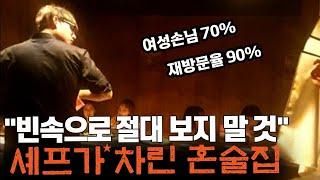 여성손님70% 재방문율90% 혼술집 셰프님의 장사비결은?! I 셰프의 맛있는 도전